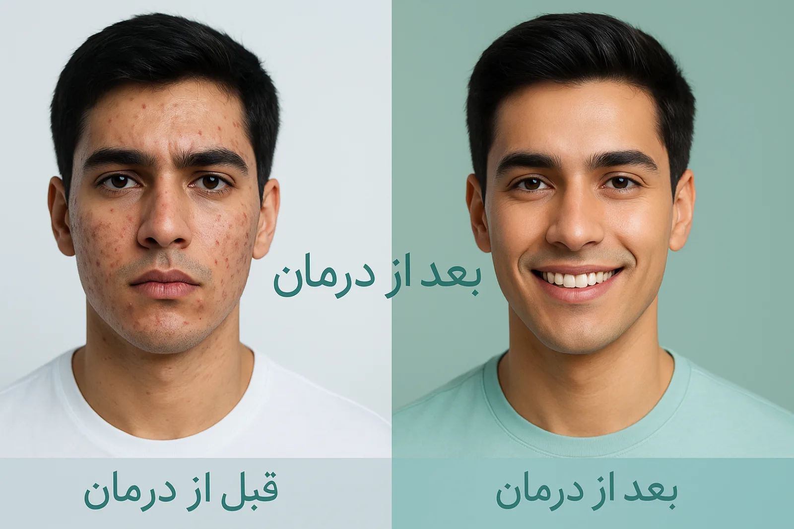 جای جوش روی صورت (اسکار ، آکنه)