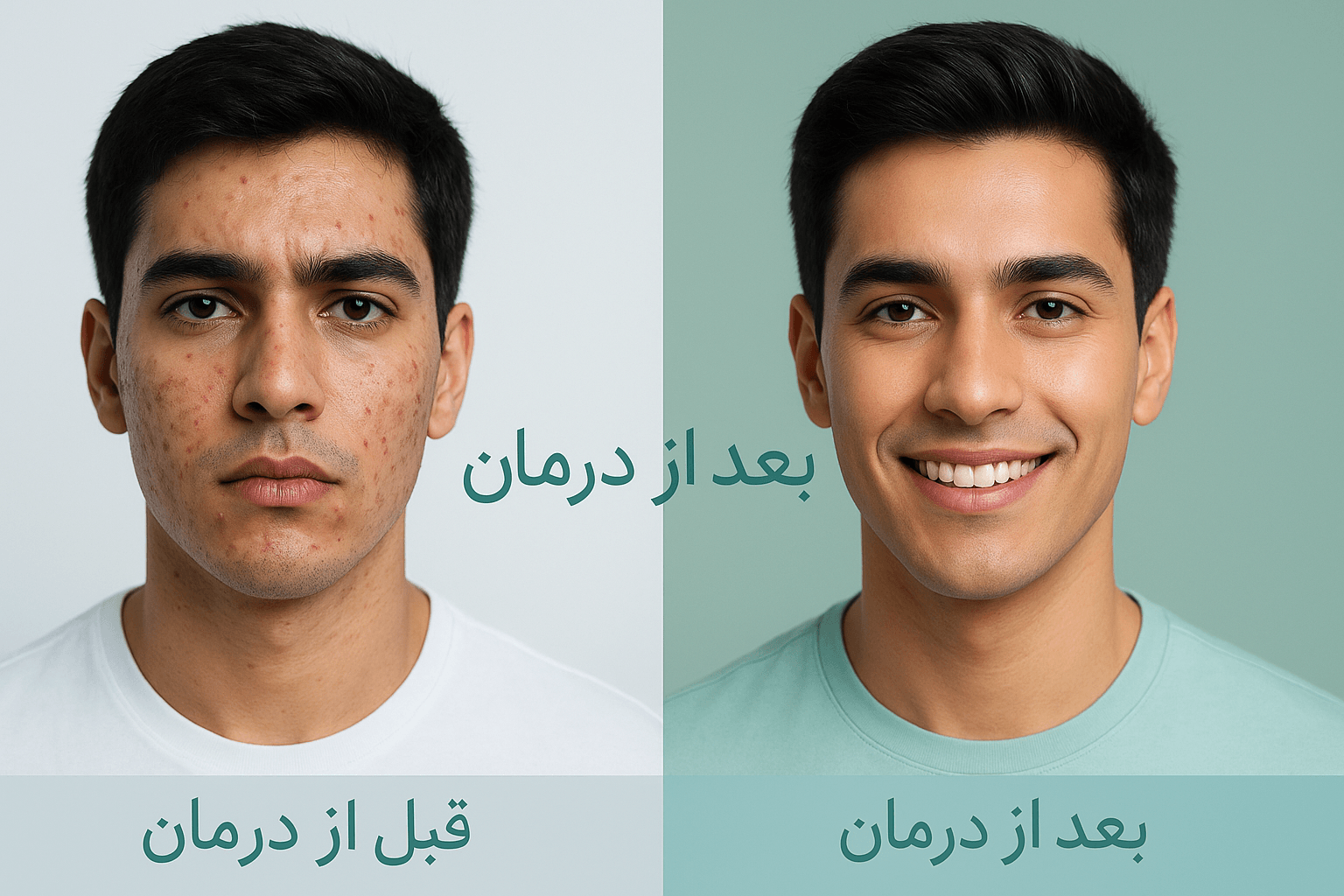 جای جوش روی صورت (اسکار ، آکنه)